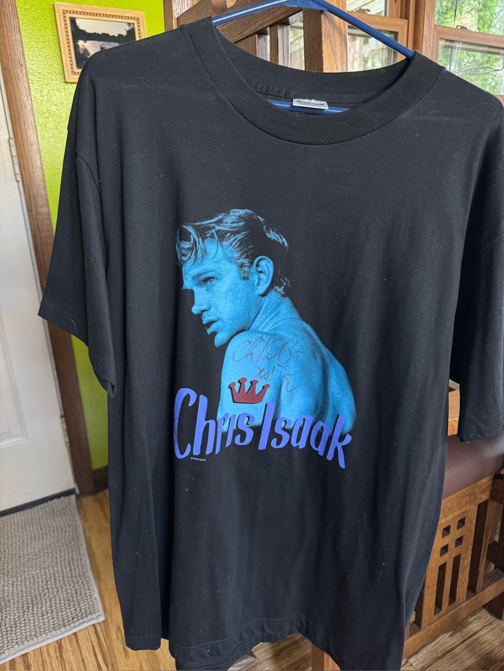 Autographed Chris Issac tour T-shirt EUC
